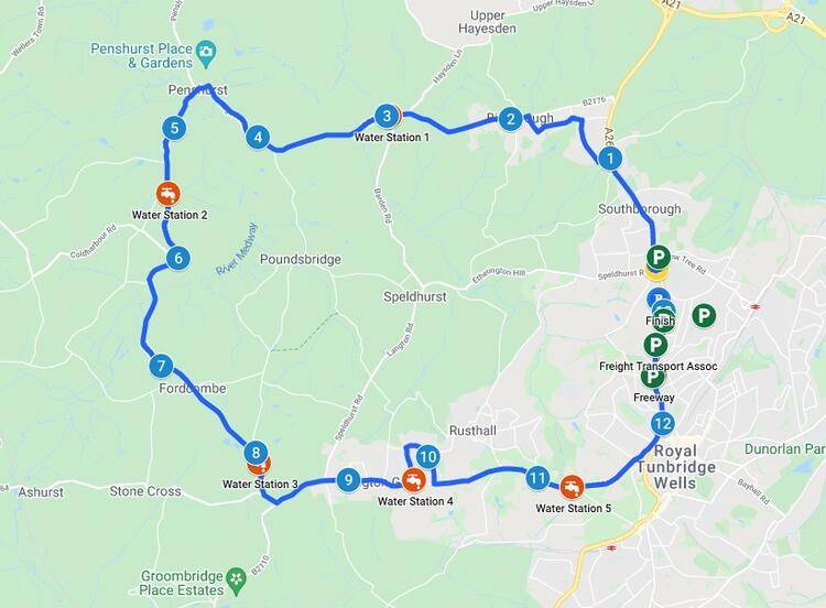 Tunbridge Wells Half Marathon 2025